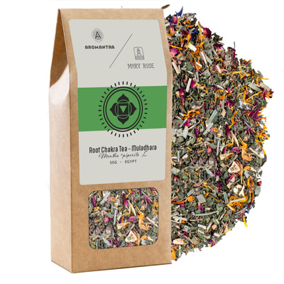 Aromantra x Mary Rose – Tè Chakra della Radice Muladhara (tisana) 50 g