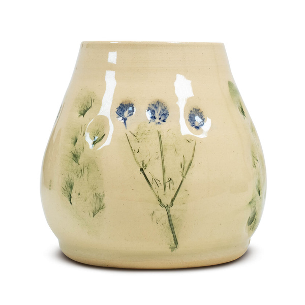 Tazza di mate in ceramica Flora Blue 300 ml – Serie Crater