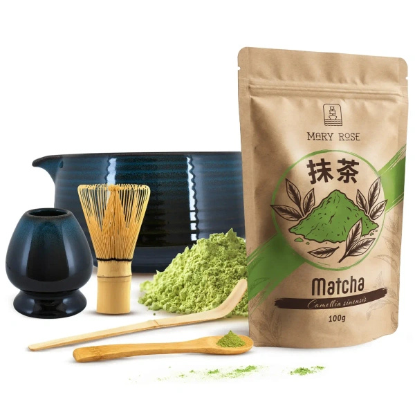Set per la preparazione del tè Matcha: matcha 100g + accessori