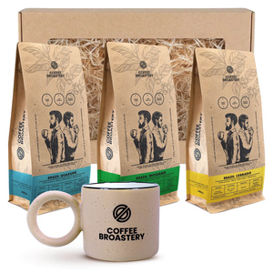 Set regalo Bro Coffee Roastery: 3× caffè brasiliano + tazza