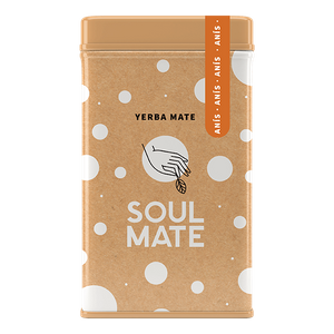 Yerbera – Scatola di latta + Soul Mate Orgánica Anís 0,5 kg