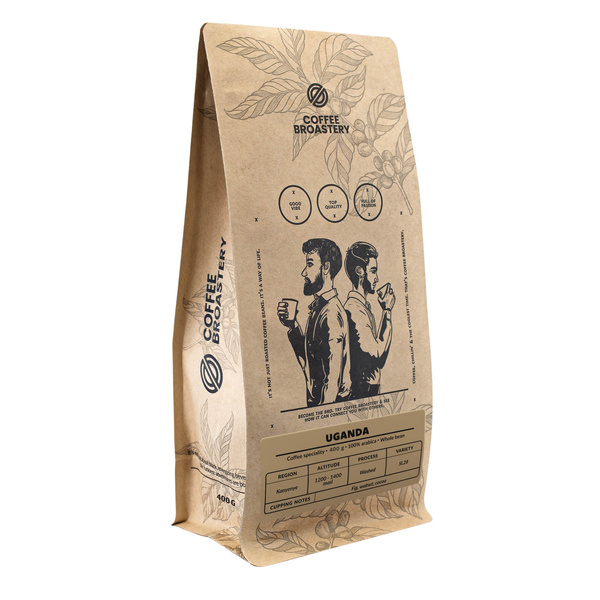 Bro Coffee Roastery - Caffè in grani interi Uganda Kanyenye Speciality 400g