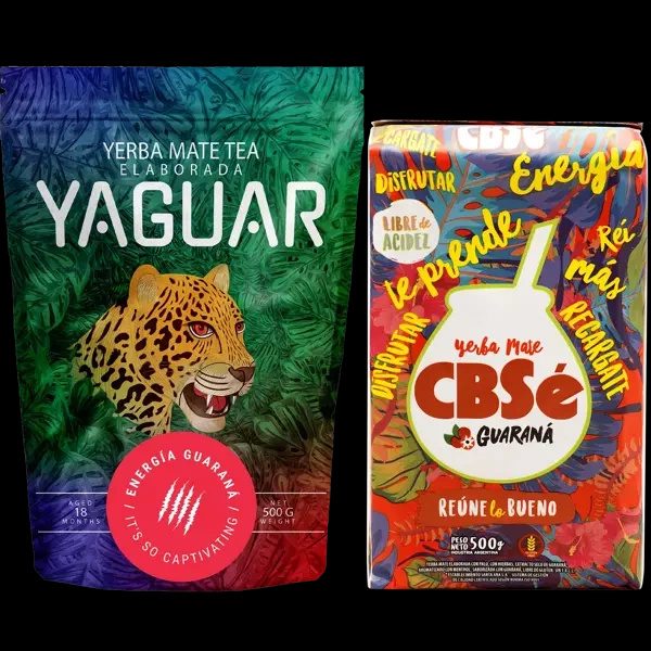 Yerba Mate CBSe Yaguar Energia 2x500g 1kg