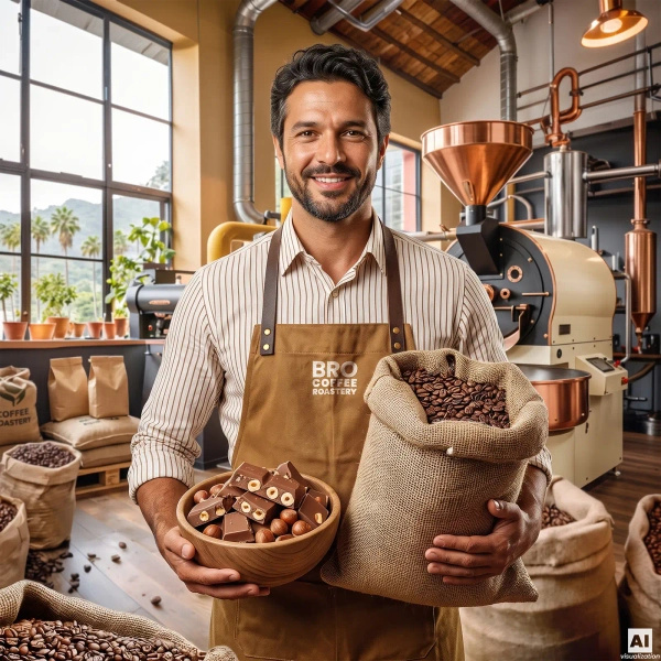 Bro Coffee Roastery – Caffè in grani interi Crema Rumba 400 g