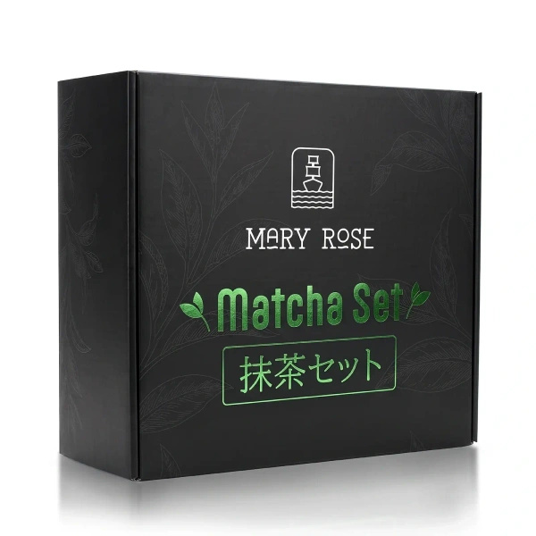 Set regalo per Matcha Latte colorato: Matcha + Orange Matcha + accessori