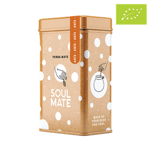 Yerbera – Scatola di latta + Soul Mate Orgánica Anís 0,5 kg