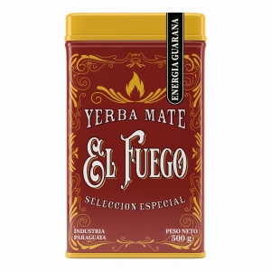 Yerbera – Scatola di latta + El Fuego Energia Guarana 0,5 kg
