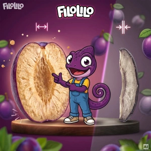 FiloLilo – Prugne liofilizzate (metà) 100 g