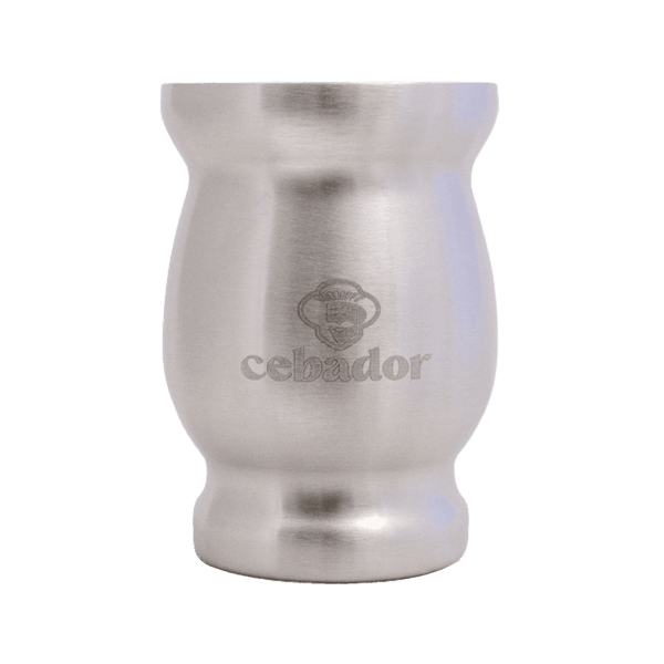 TermoMate Cebador – tazza termica per yerba mate – 190 ml (argento)