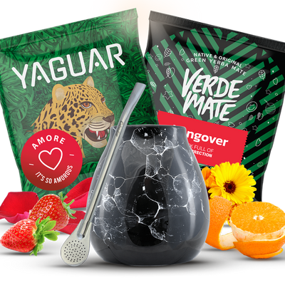 Set di accessori per Yerba Mate Verde Matero Bombilla