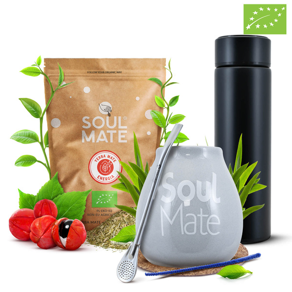 Set Yerba Soul Mate Energia 500g 0,5kg Thermos