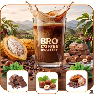 Bro Coffee Roastery – Caffè in grani interi Crema Rumba 400 g