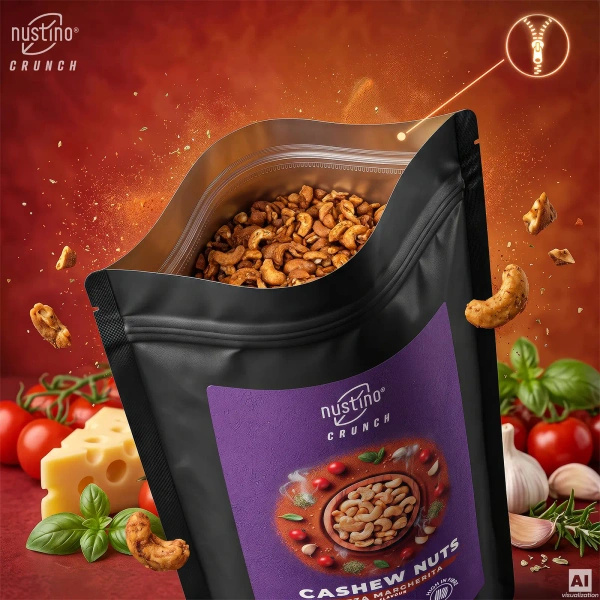 Nustino Crunch – Anacardi tostati – Pizza Margherita Flavour 200 g