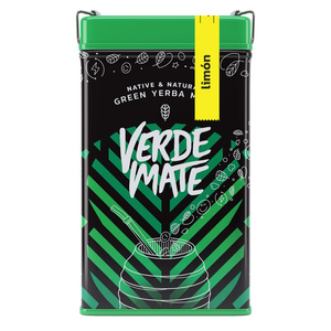 Yerbera – Scatola di latta + Verde Mate Green Limón 0,5 kg