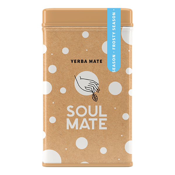 Yerbera – Scatola di latta + Soul Mate Orgánica Frosty Season 0,5 kg