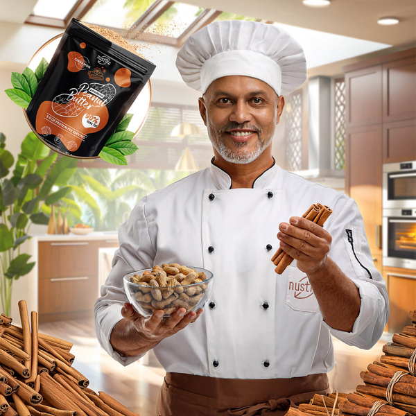 Nustino – Burro di arachidi in polvere – Cinnamon 400 g