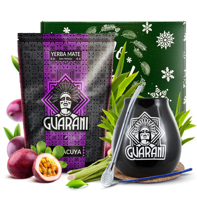 Set regalo di Yerba Mate Guarani Maracuya 0,5kg