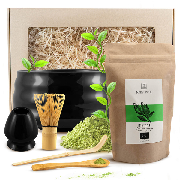Set regalo per la preparazione del tè Matcha