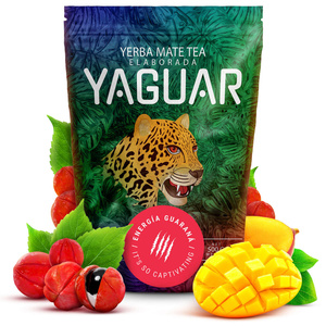 Yerba Mate Yaguar Energia Set di thermos in calabash da 500 g