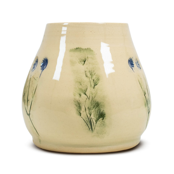 Tazza di mate in ceramica Flora Blue 300 ml – Serie Crater