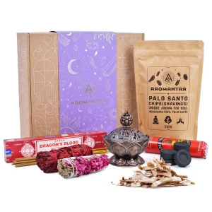 Cofanetto regalo esoterico: incensi naturali + accessori