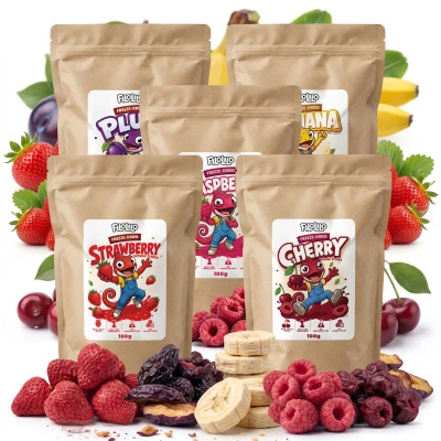 Set di frutta liofilizzata FiloLilo 5×100g
