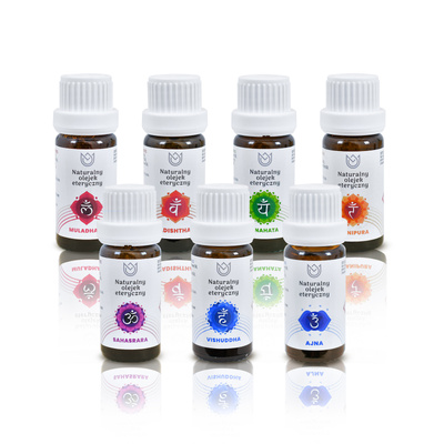 Set di aromaterapia: 7 oli essenziali naturali per i 7 chakra