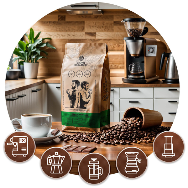 Set di caffè Bro Coffee Roastery Nicaragua Colibrí Azul + Brazil Samba 2x1kg (2kg)