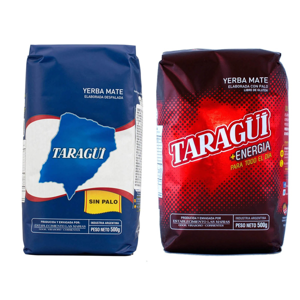 Set di Yerba Mate Taragui 2x500g