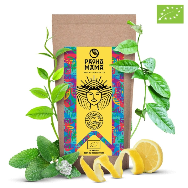 Guayusa Pachamama Menta Limón - certificato biologico - menta e limone - 250g