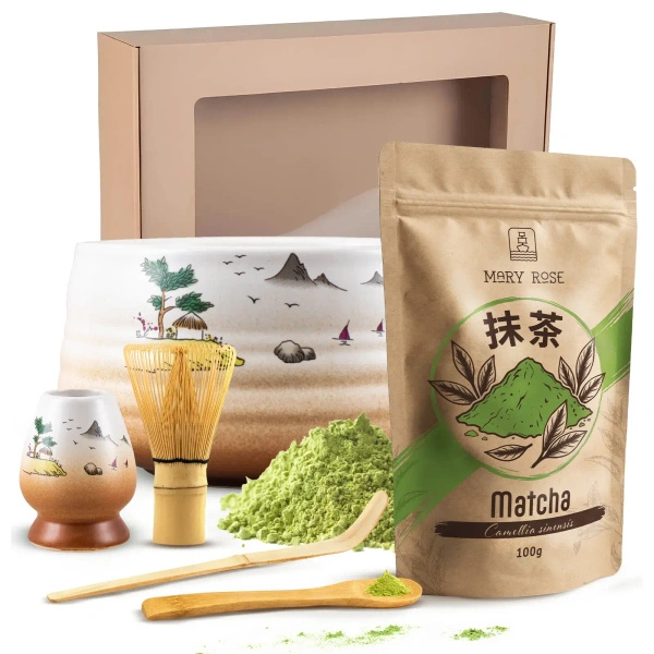 Set regalo per la preparazione del tè Matcha
