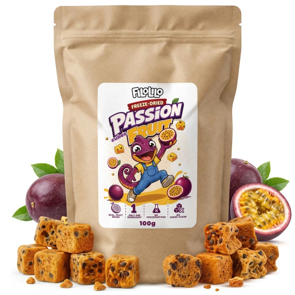 FiloLilo – Maracuja liofilizzata (cubetti) 100 g