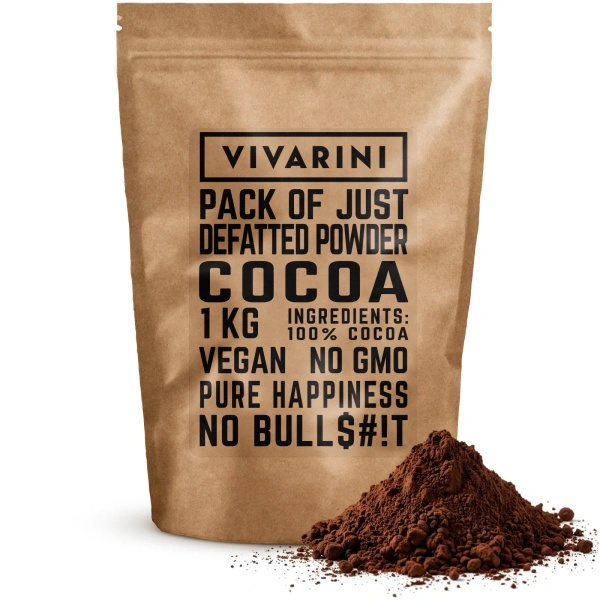 Vivarini – Cacao alcalinizzato scuro (polvere) 1 kg