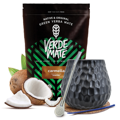 Set di Yerba Mate Verde Mate 500g 0,5kg Tazza di mate + Bombilla