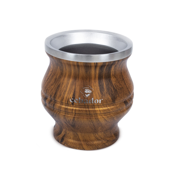 TermoColador – tazza termica per yerba mate – 190 ml (effetto legno)