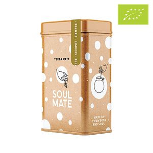 Yerbera – Scatola di latta + Soul Mate Orgánica Siempre 0,5 kg