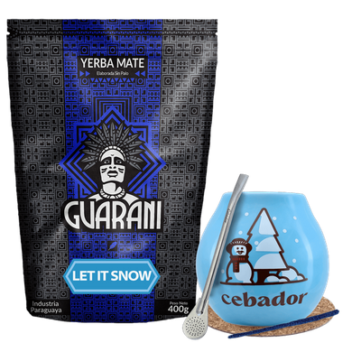 Set invernale iniziale di Yerba Mate Guarani Let it Snow 400g