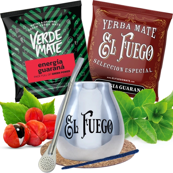Set di Yerba Mate Zucca di mate + Bombilla