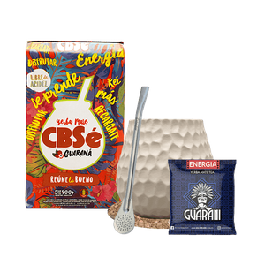 Set di Yerba Mate CBSe Energia 500g Matero Bombilla