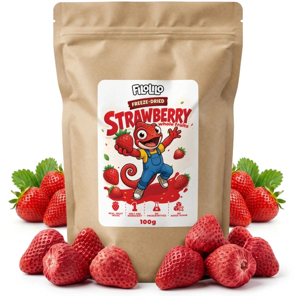 FiloLilo – Fragole liofilizzate (intere) 100 g