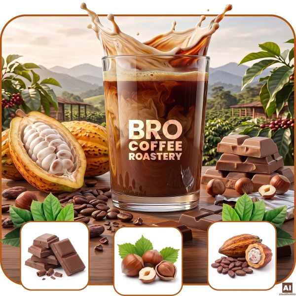 Bro Coffee Roastery – Caffè in grani interi Crema Rumba 400 g