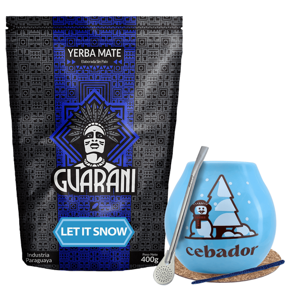 Set invernale iniziale di Yerba Mate Guarani Let it Snow 400g