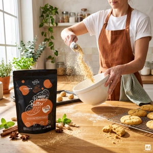 Nustino – Burro di arachidi in polvere – Cinnamon (senza zucchero aggiunto) 400 g