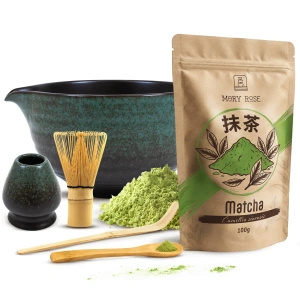 Set per la preparazione del tè Matcha: matcha 100g + accessori