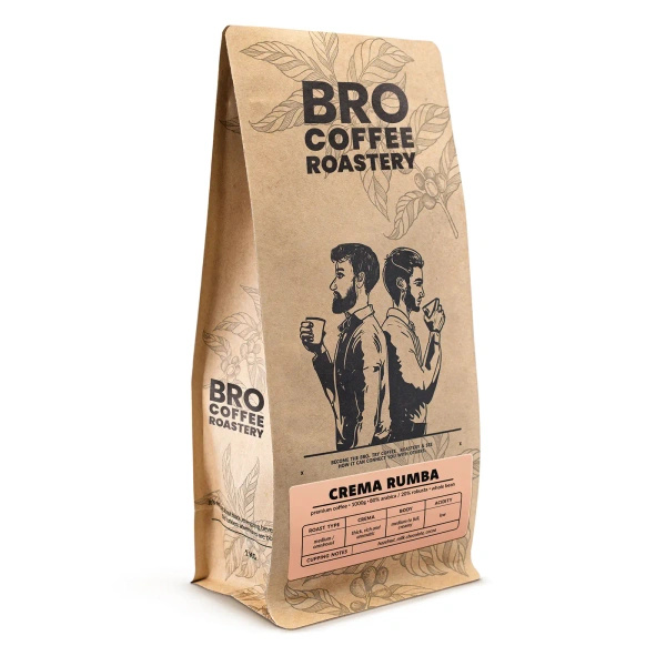 Bro Coffee Roastery – Caffè in grani interi Crema Rumba 1 kg