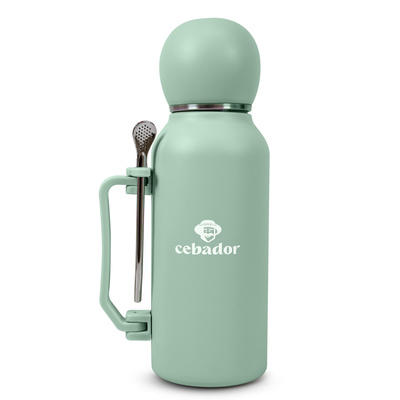 YerbaGo – Thermos con calabassa e bombilla 1,3 L – pistacchio