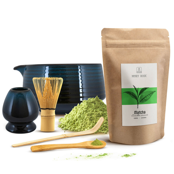 Set per la preparazione del tè Matcha: matcha 100g + accessori