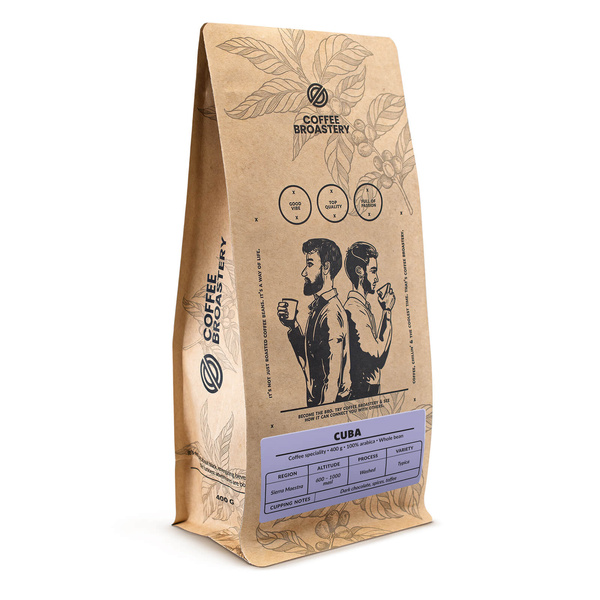 Bro Coffee Roastery - Caffè in grani interi Cuba Sierra Maestra Speciality 400 g