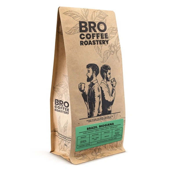 Bro Coffee Roastery – Caffè in grani interi Brazil Mogiana Premium 1 kg