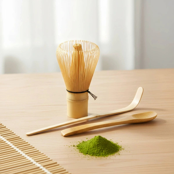 Set regalo: 3x matcha cinese + accessori in bambù